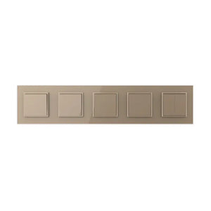 Livolo | Goud | 1+1+1+1+2 | Aan/Uit | Wipschakelaar Livolo Nederland B.V.