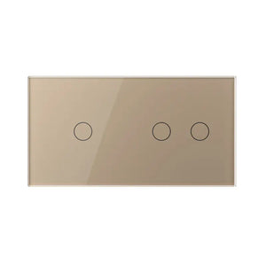 Livolo | Goud | 1+2 | Puls | 12 of 24V DC | Schakelaar Livolo Nederland B.V.