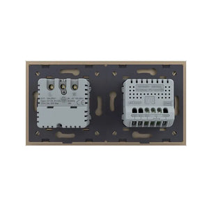 Livolo | Or | 1+SR | Marche/Arrêt | Interrupteur avec prise murale + chargeur USB-C Livolo Nederland B.V.