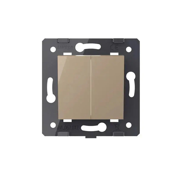 Livolo | Goud | 2 | Module | Aan/Uit | Wipschakelaar Livolo Nederland B.V.