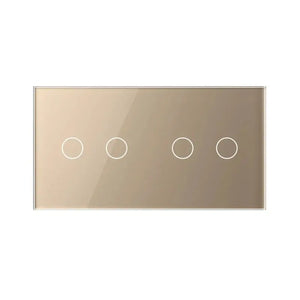 Livolo | Goud | 2+2 | Puls | 12 of 24V DC | Schakelaar Livolo Nederland B.V.
