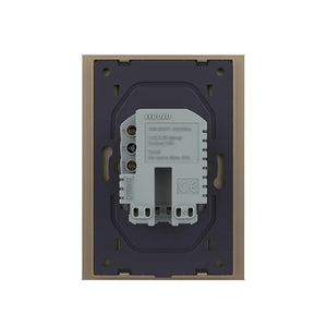 Livolo | Goud | Aan/Uit | Wisselschakelaar met wandcontactdoos | 1 inbouwdoos | Smart Home Livolo Nederland B.V.