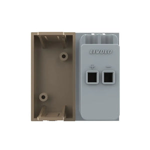 Livolo | Goud | SR | Audio insteek | Blindplaat Livolo Nederland B.V.