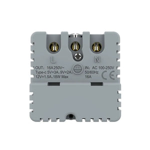 Livolo gouden stopcontact module met USB-C oplader