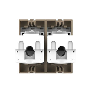 Gouden Livolo dubbele ethernet aansluiting Cat6 voor strak geïntegreerd schakelmateriaal