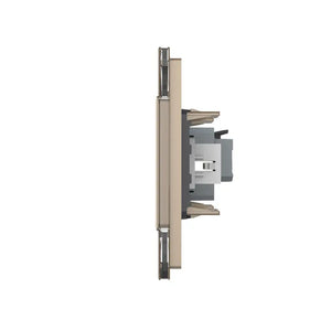 Livolo | Or | SR+SR | Prise murale | Connexion HDMI | Plaque aveugle Livolo Nederland B.V.