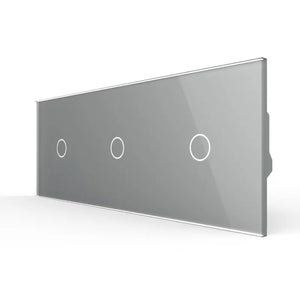 Livolo | Grijs | 1+1+1 | Aan/Uit | 12 of 24V DC | Schakelaar Livolo Nederland B.V.