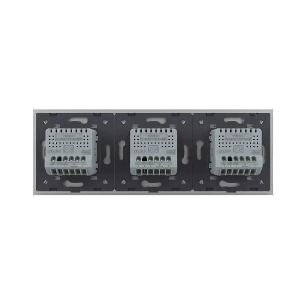 Livolo | Grijs | 1+1+1 | Aan/Uit | 12 of 24V DC | Schakelaar Livolo Nederland B.V.