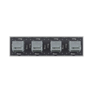 Livolo | Grijs | 1+1+1+1 | Aan/Uit | 12 of 24V DC | Schakelaar Livolo Nederland B.V.