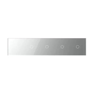 Livolo | Grijs | 1+1+1+1+1 | Puls | 12 of 24V DC | Schakelaar Livolo Nederland B.V.