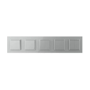 Livolo | Grijs | 1+1+1+1+2 | Aan/Uit | Wipschakelaar Livolo Nederland B.V.