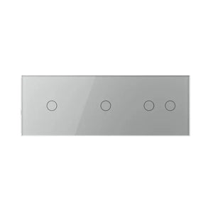 Livolo | Grijs | 1+1+2 | Aan/Uit | 12 of 24V DC | Schakelaar Livolo Nederland B.V.
