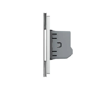 Livolo | Grijs | 1+1+2 | Puls | 12 of 24V DC | Schakelaar Livolo Nederland B.V.