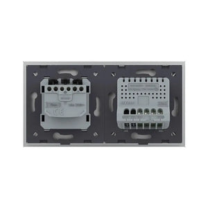 Livolo | Grijs | 1+SR | Aan/Uit | Wisselschakelaar met wandcontactdoos Livolo Nederland B.V.