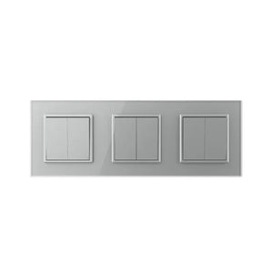 Livolo | Grijs | 2+2+2 | Aan/Uit | Wissel | Wipschakelaar Livolo Nederland B.V.