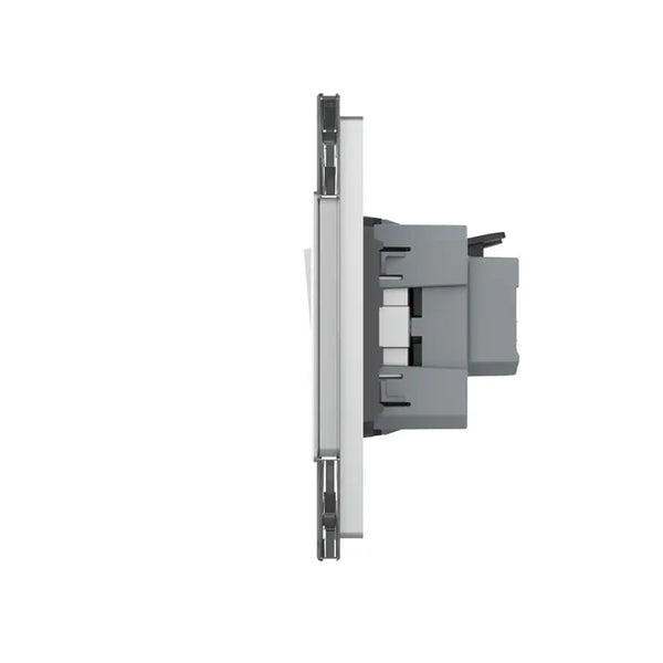 Livolo | Grijs | 2+2+SR | Aan/Uit | Wipschakelaar met wandcontactdoos Livolo Nederland B.V.