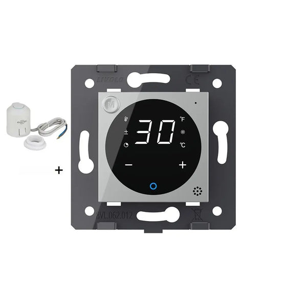 Livolo | Grijs | SR | Module | Thermostaat met zoneregeling | Met bedrade zonemotor Livolo Nederland