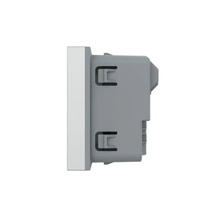 Grijze Livolo SR stopcontact module zonder randaarde