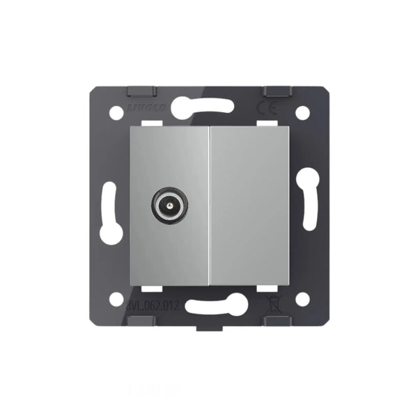 Livolo | Gris | SR | TV - Homme | Plaque aveugle
