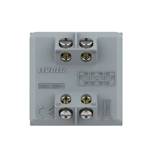 Livolo | Wit | 1 | Module | Aan/Uit | Kruis | Wipschakelaar Livolo Nederland B.V.