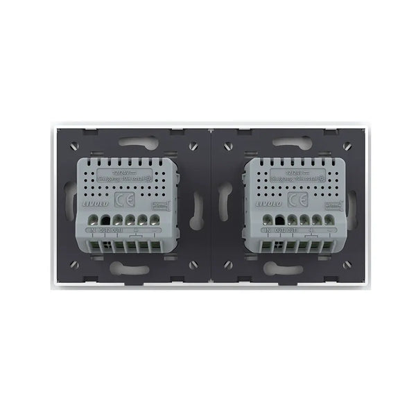 Livolo | Wit | 1+1 | Puls | 12 of 24V DC | Schakelaar Livolo Nederland B.V.
