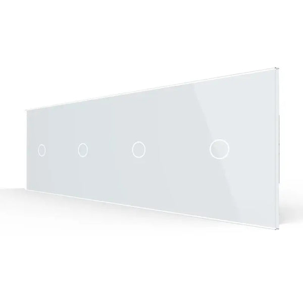 Livolo | Wit | 1+1+1+1 | Puls | 12 of 24V DC | Schakelaar Livolo Nederland B.V.