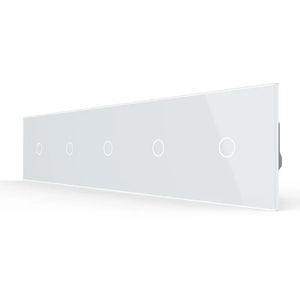 Livolo | Wit | 1+1+1+1+1 | Aan/Uit | 12 of 24V DC | Schakelaar Livolo Nederland B.V.