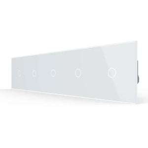 Livolo | Wit | 1+1+1+1+1 | Puls | 12 of 24V DC | Schakelaar Livolo Nederland B.V.