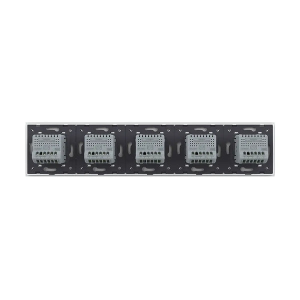 Livolo | Wit | 1+1+1+1+1 | Puls | 12 of 24V DC | Schakelaar Livolo Nederland B.V.