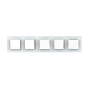 Livolo | Wit | 1+1+1+1+2 | Aan/Uit | Wipschakelaar Livolo Nederland B.V.