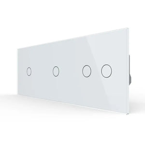 Livolo | Wit | 1+1+2 | Aan/Uit | 12 of 24V DC | Schakelaar Livolo Nederland B.V.