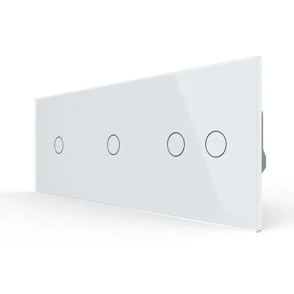 Livolo | Wit | 1+1+2 | Puls | 12 of 24V DC | Schakelaar Livolo Nederland B.V.