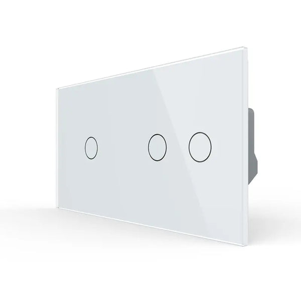 Livolo | Wit | 1+2 | Puls | 12 of 24V DC | Schakelaar Livolo Nederland B.V.