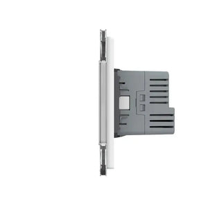 Livolo | Blanc | 1+SR | Marche/Arrêt | Interrupteur avec prise murale + chargeur USB-C Livolo Nederland B.V.