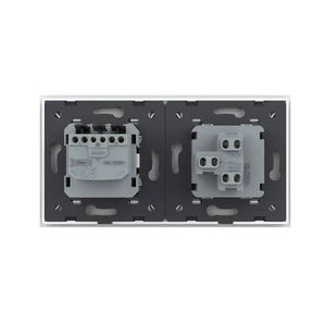 Livolo | Wit | 1+SR | Aan/Uit | Wipschakelaar met wandcontactdoos Livolo Nederland B.V.