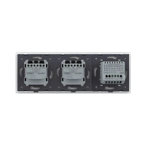 Livolo | Blanc | 1+SR+SR | Marche/Arrêt | Interrupteur avec double prise murale Livolo Nederland B.V.