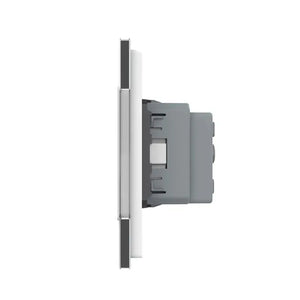Livolo | Blanc | 1+SR+SR | Gradateur | Inverseur avec double prise murale Livolo Nederland B.V.