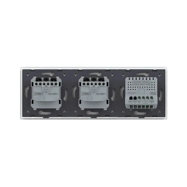 Livolo | Wit | 1+SR+SR | Dimmer | Wisselschakelaar met dubbele wandcontactdoos Livolo Nederland B.V.