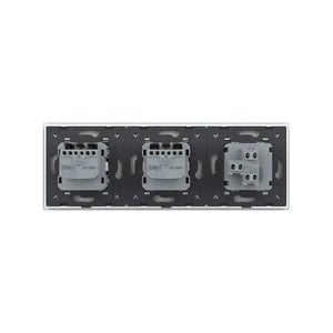 Livolo | Blanc | 1+SR+SR | Pouls | Interrupteur à bascule avec double prise murale Livolo Nederland B.V.