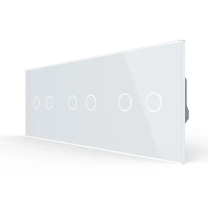 Livolo | Wit | 2+2+2 | Puls | 12 of 24V DC | Schakelaar Livolo Nederland B.V.