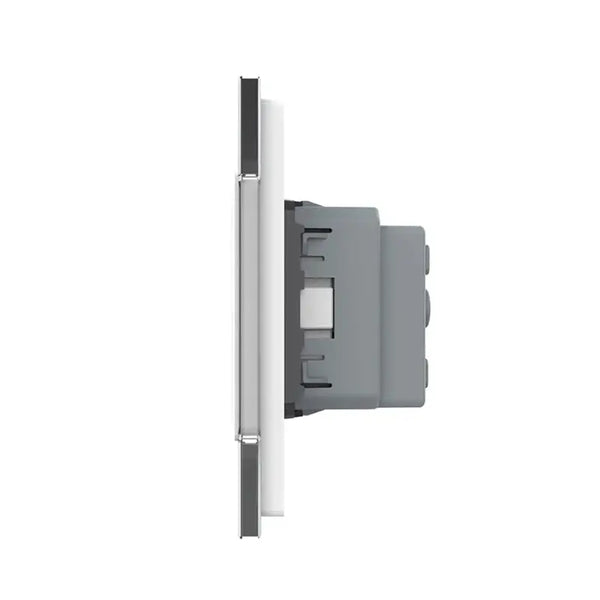 Livolo | Wit | 2+SR | Aan/Uit | Wisselschakelaar tweevoudig met wandcontactdoos Livolo Nederland B.V.