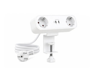 Livolo | Blanc | Multiprise de bureau | Double prise + double chargeur USB-C Livolo Nederland B.V.