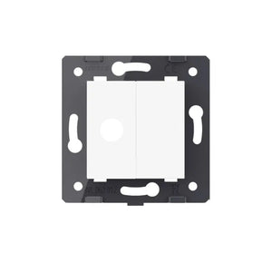 Livolo | Wit | SR | Kabeldoorvoer | Blindplaat Livolo Nederland B.V.