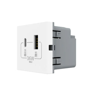 Livolo | Wit | SR | Module | USB + USB-C oplader Livolo Nederland B.V.