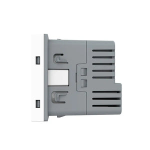 Wit inbouwstopcontact met USB-C laadpunt voor slaapkamer keuken of kantoor