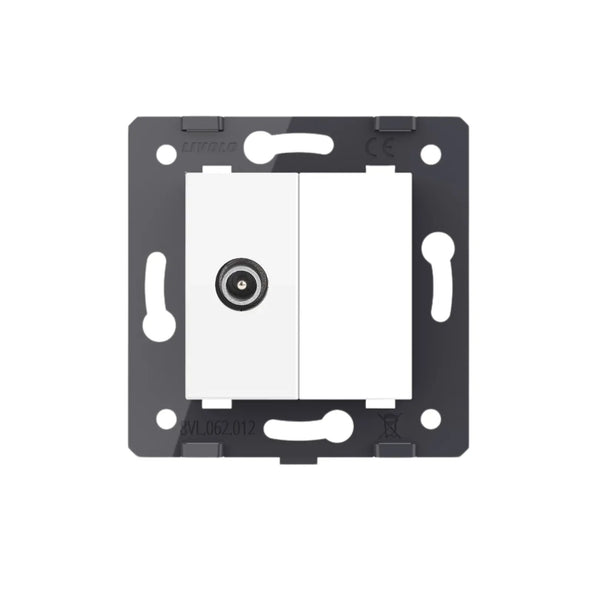 Livolo | Blanc | SR | TV - Femme | Plaque aveugle