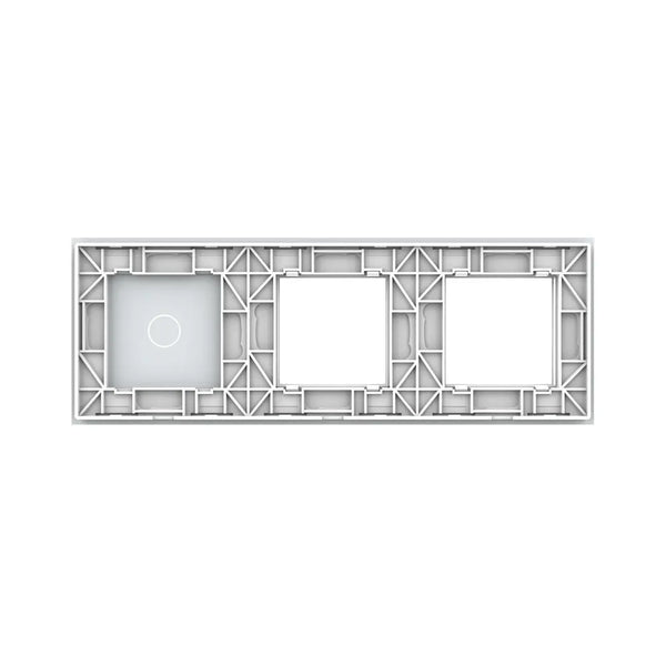 Livolo | Wit | SR+SR+1 | Glasplaat | Combinatie Livolo Nederland B.V.