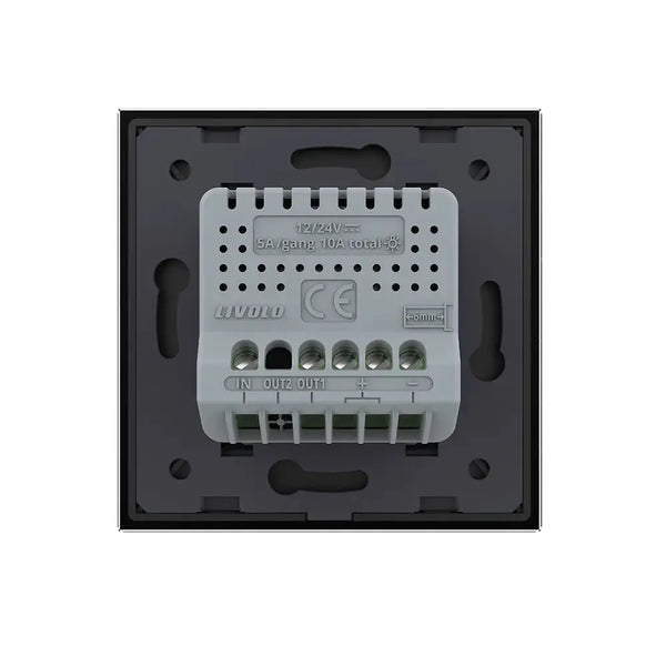 Livolo | Zwart | 1 | Puls | 12 of 24V DC | Schakelaar Livolo Nederland B.V.