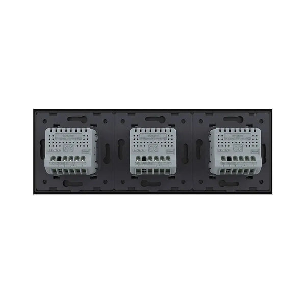 Livolo | Zwart | 1+1+1 | Aan/Uit | 12 of 24V DC | Schakelaar Livolo Nederland B.V.