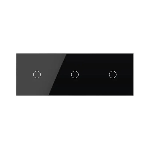 Livolo | Zwart | 1+1+1 | Puls | 12 of 24V DC | Schakelaar Livolo Nederland B.V.